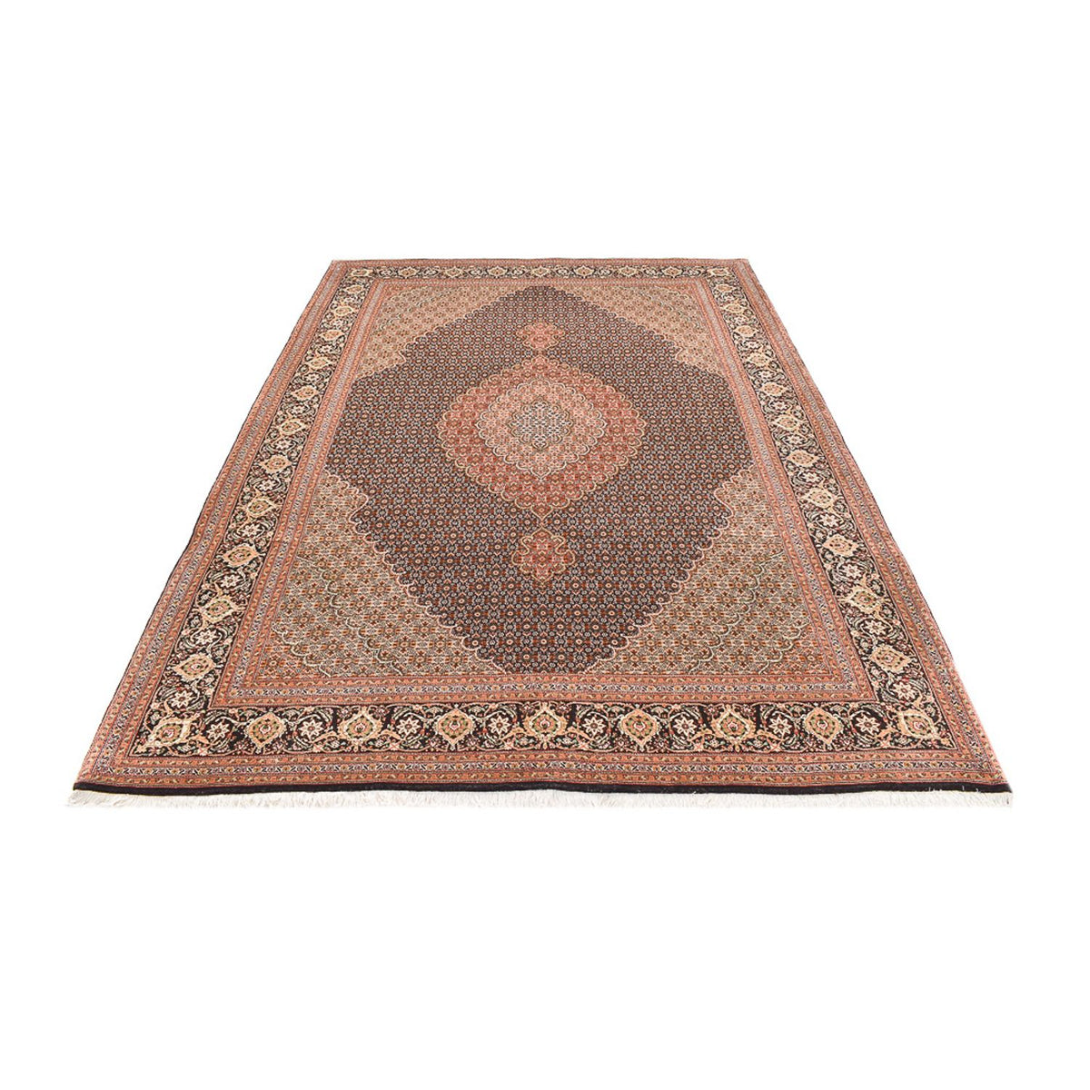 Perserteppich - Täbriz - Royal - 303 x 203 cm - dunkelbeige