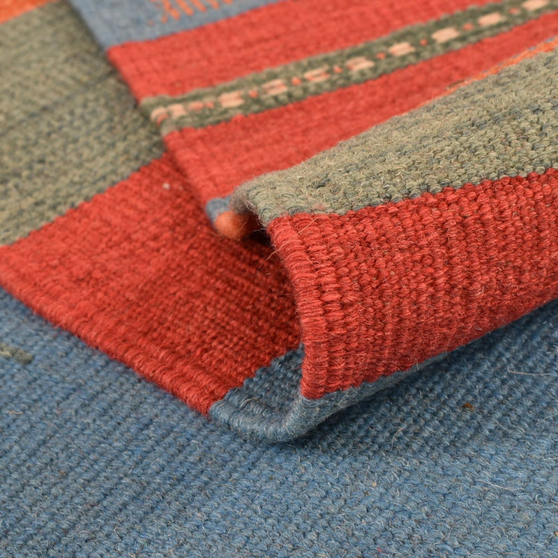 Kelim Teppich - Trendy - 200 x 145 cm - mehrfarbig