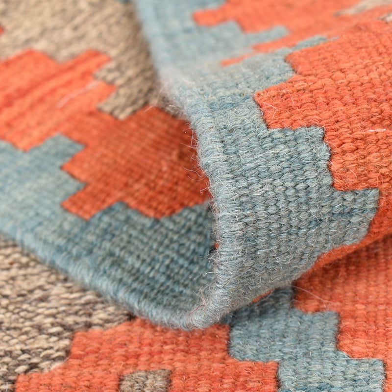 Läufer Kelim - Oriental - 196 x 84 cm - mehrfarbig