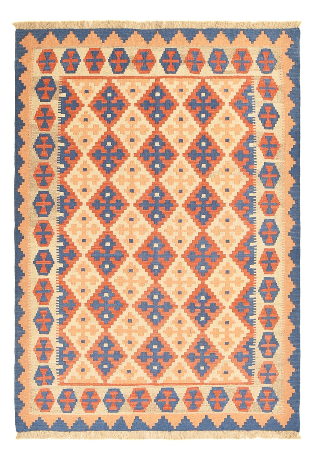 Kelim Teppich - Oriental - 203 x 147 cm - mehrfarbig