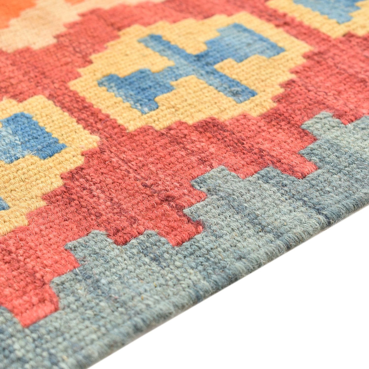 Läufer Kelim - Oriental - 201 x 58 cm - mehrfarbig