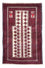 Belutsch Teppich 136 x 89 cm - rot