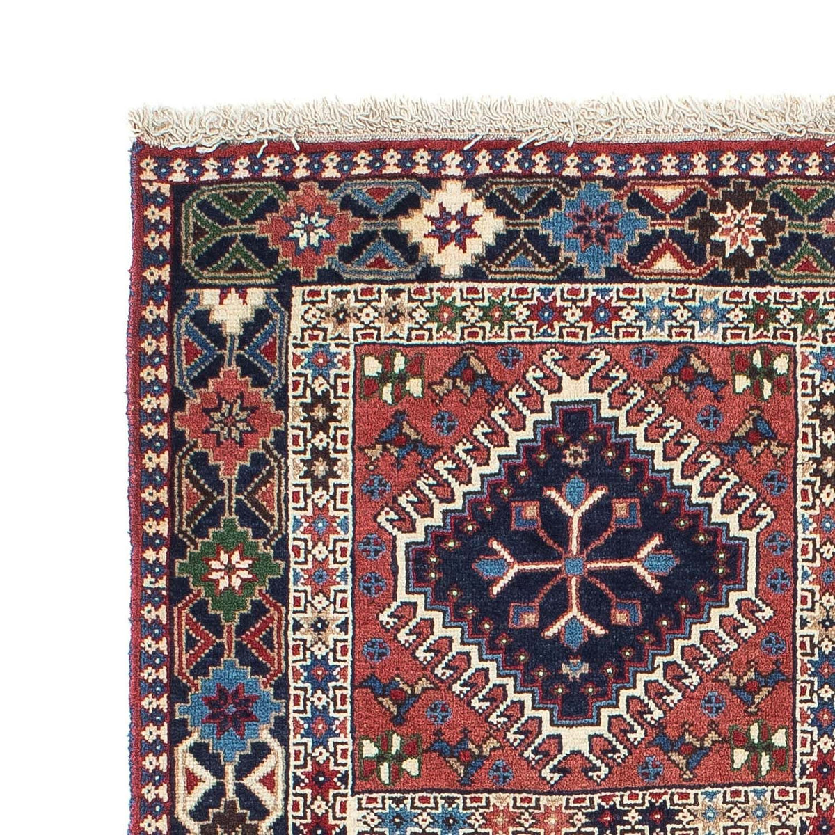 Perserteppich - Nomadic 140 x 100 cm - hellrot