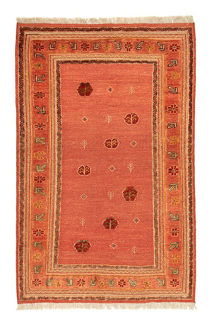 Gabbeh Teppich - Perser 176 x 115 cm - orange