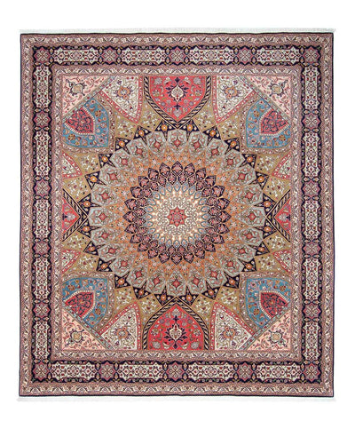 Täbriz - 50 Raj Teppich 257x307cm - Perserteppich