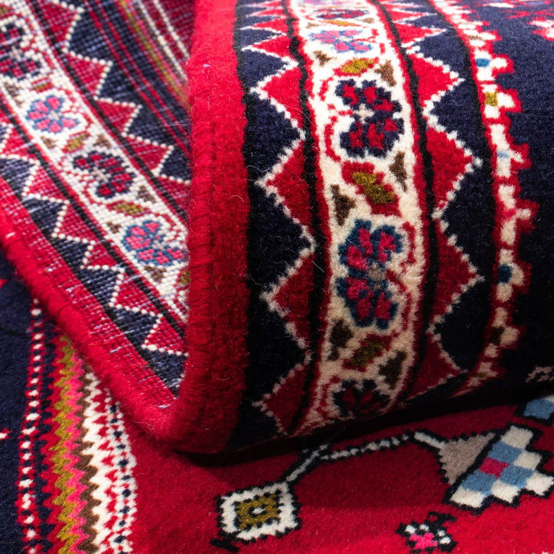 Perserteppich - Nomadic 150 x 98 cm - dunkelrot