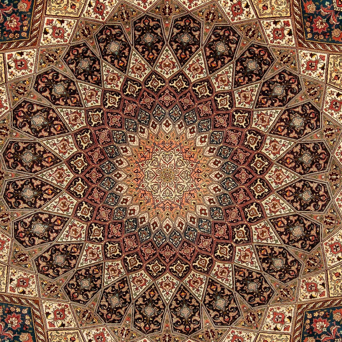 Perserteppich - Täbriz - Royal 360 x 260 cm Wohnzimmer Teppich
