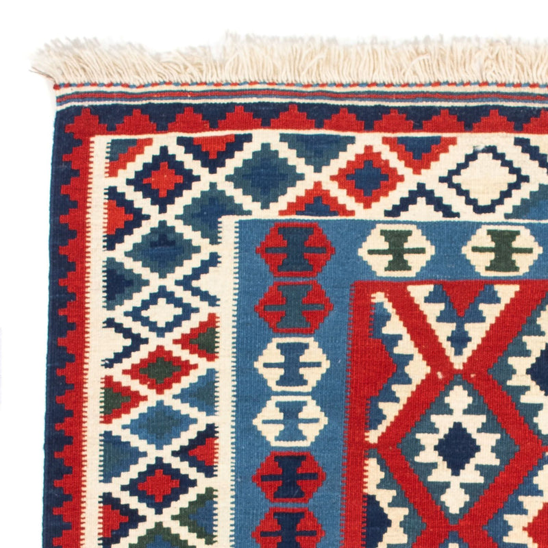 Kelim Teppich - Oriental 104 x 103 cm - dunkelrot