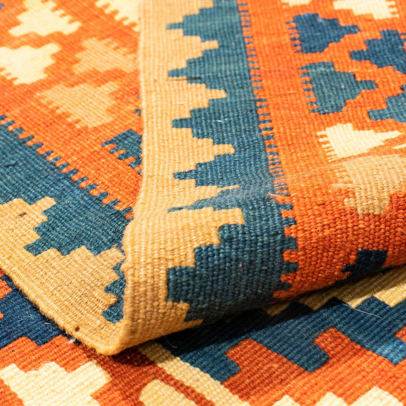 Kelim Teppich - Oriental 100 x 100 cm - beige