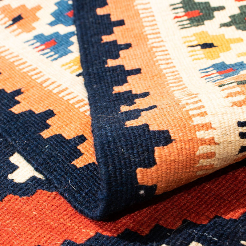 Kelim Teppich - Oriental 106 x 104 cm - rot