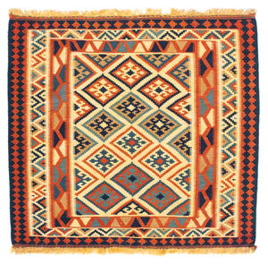 Kelim Teppich - Oriental 103 x 100 cm - beige