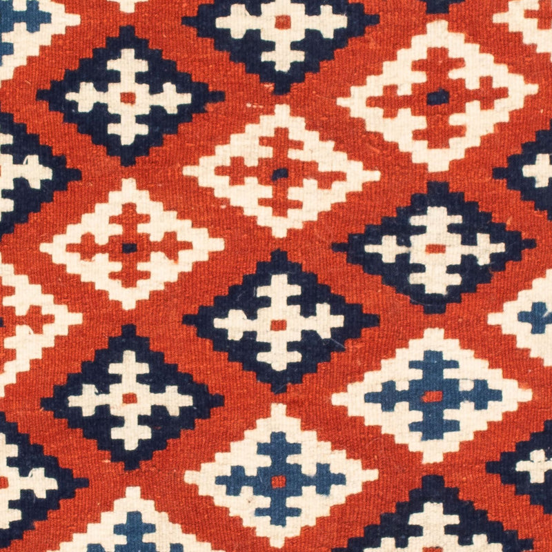 Kelim Teppich - Oriental 103 x 100 cm - dunkelblau