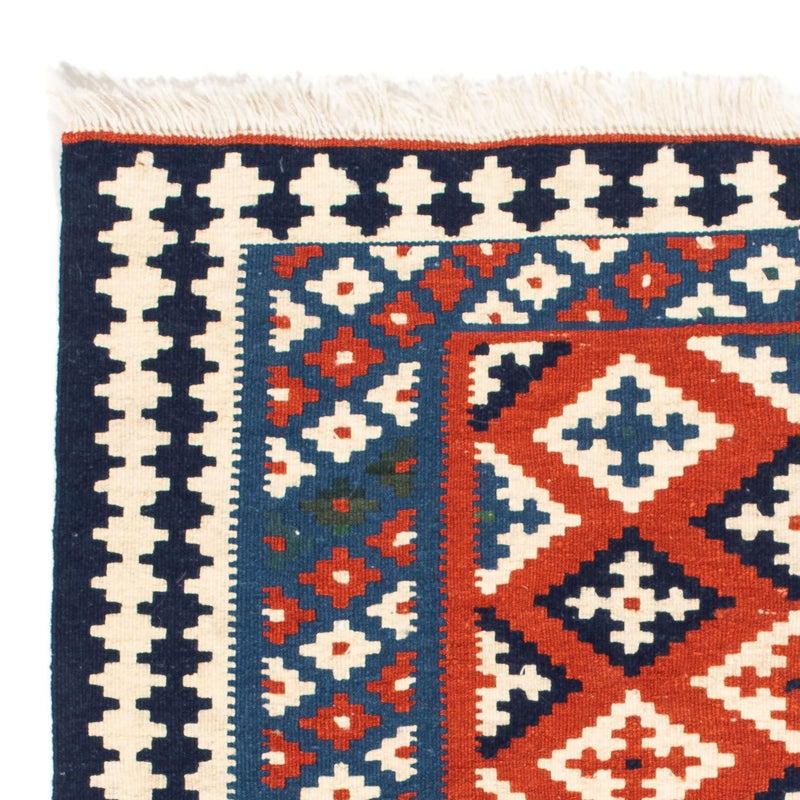 Kelim Teppich - Oriental 103 x 100 cm - dunkelblau