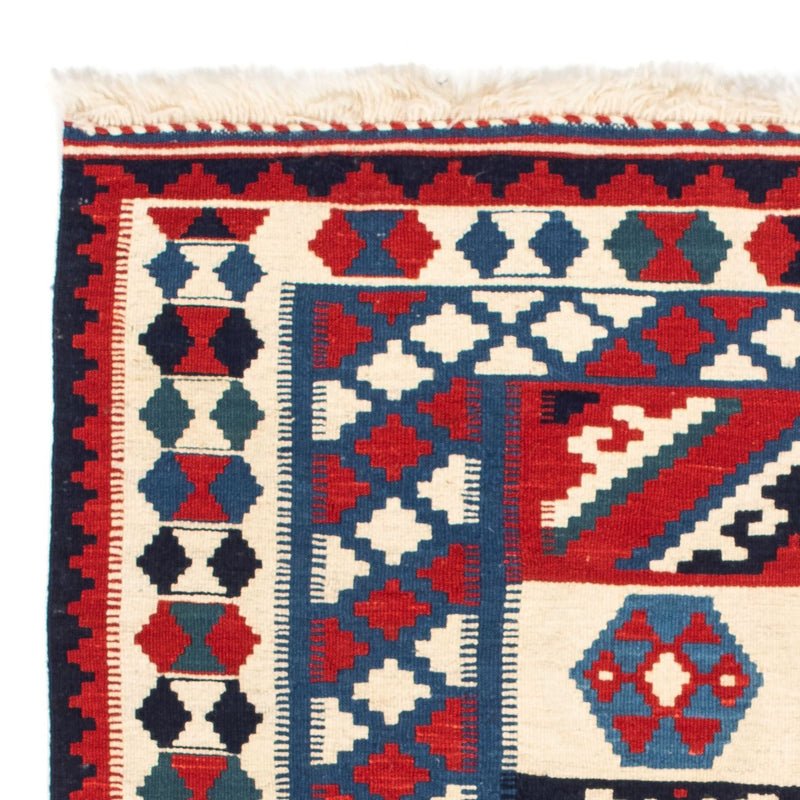 Kelim Teppich - Oriental 105 x 102 cm - dunkelblau