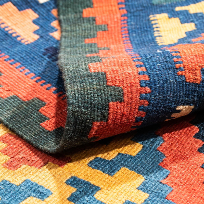 Kelim Teppich - Oriental 102 x 101 cm - rot