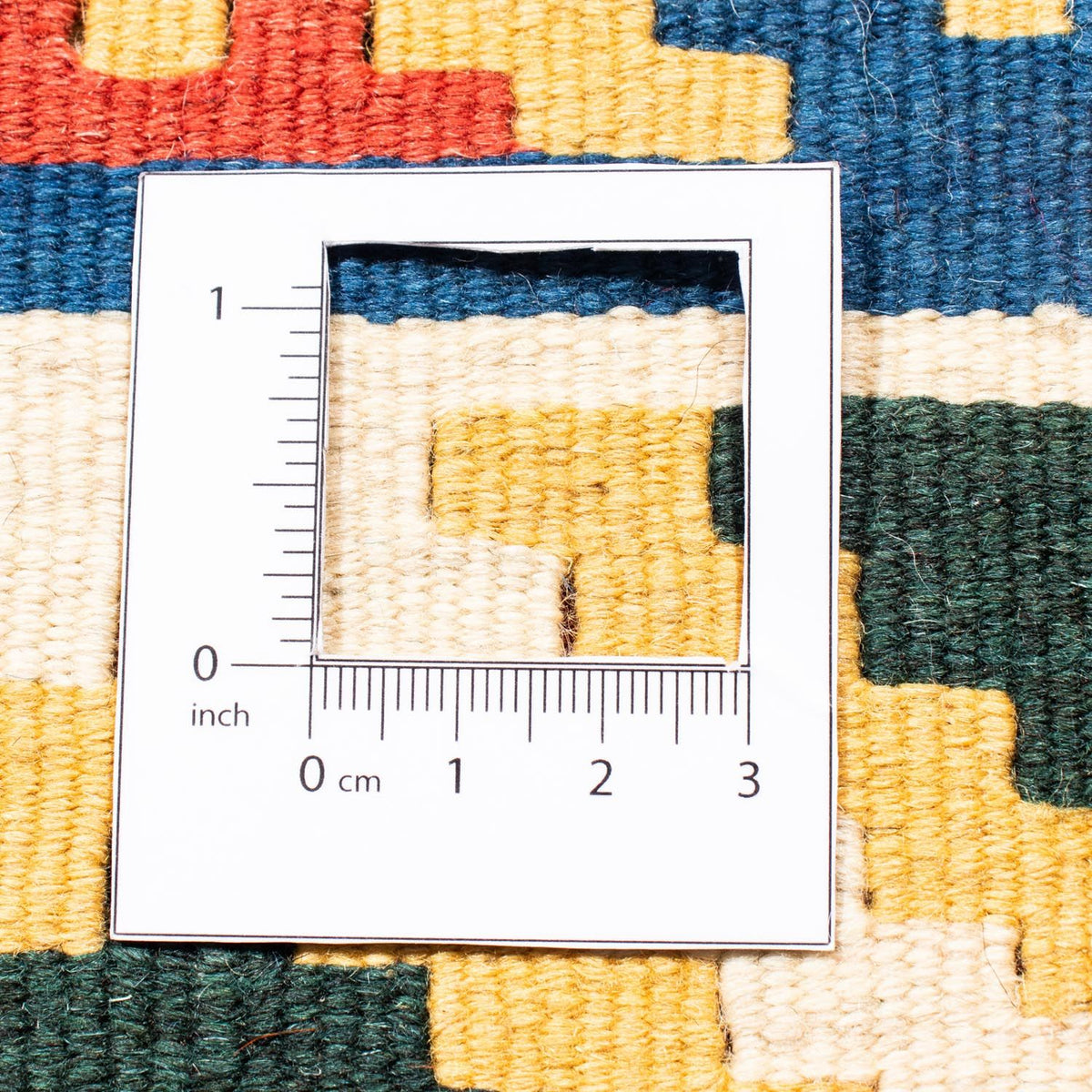 Kelim Teppich - Oriental 104 x 102 cm - blau