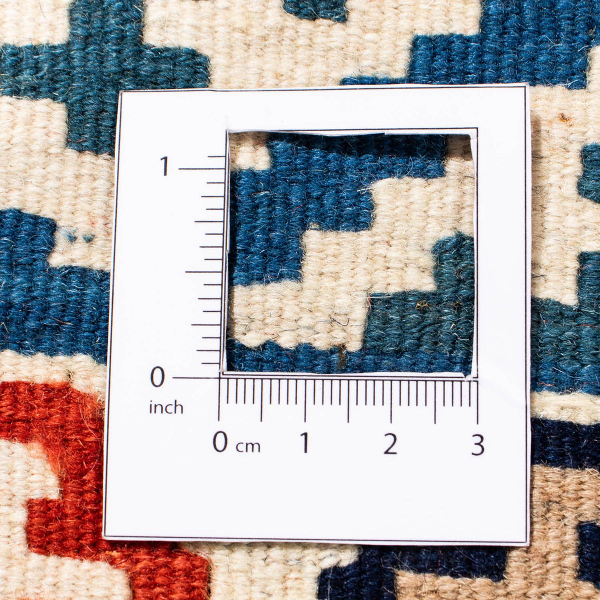 Kelim Teppich - Oriental 105 x 103 cm - blau