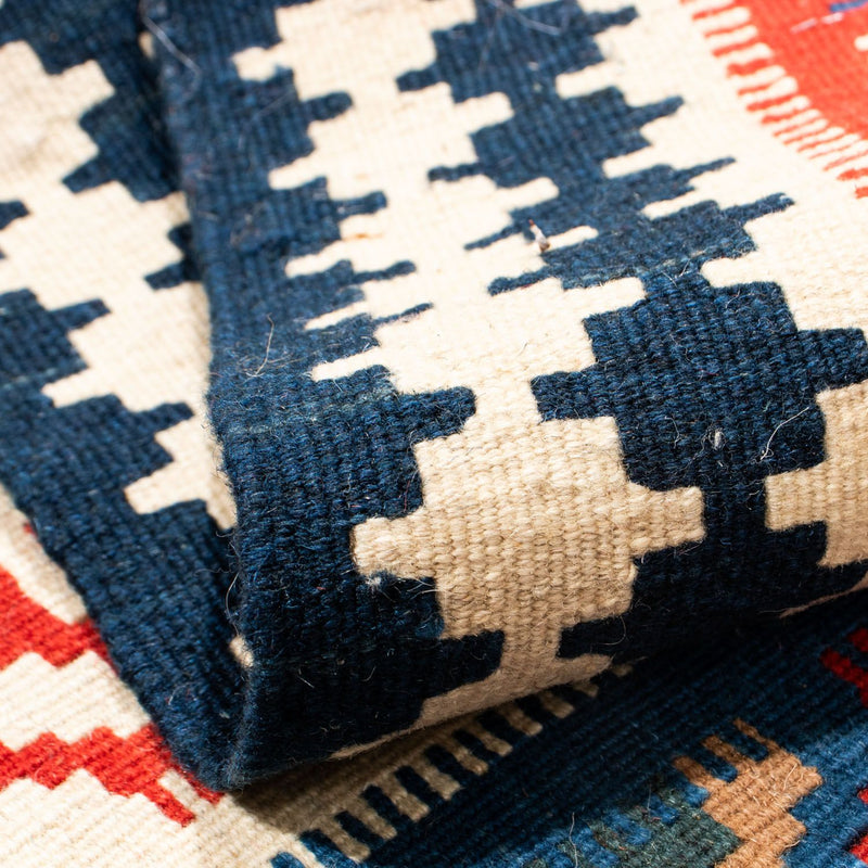 Kelim Teppich - Oriental 104 x 99 cm - rot