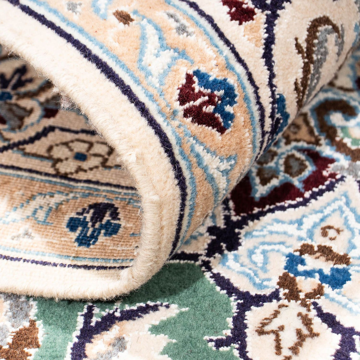 Perserteppich - Nain - Royal 254 x 152 cm Teppich Wohnzimmer