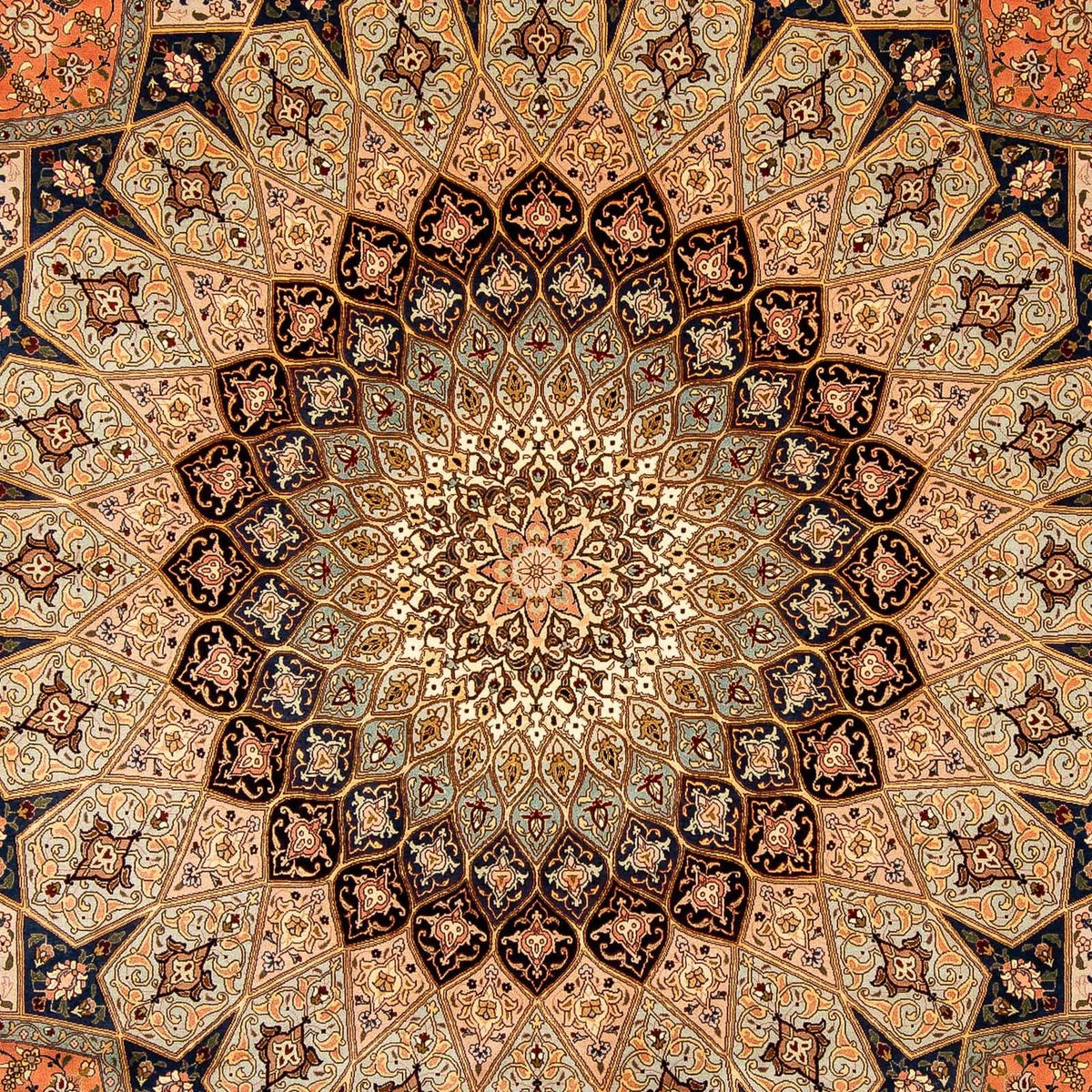 Perserteppich - Täbriz - Royal 363 x 254 cm Teppich Wohnzimmer