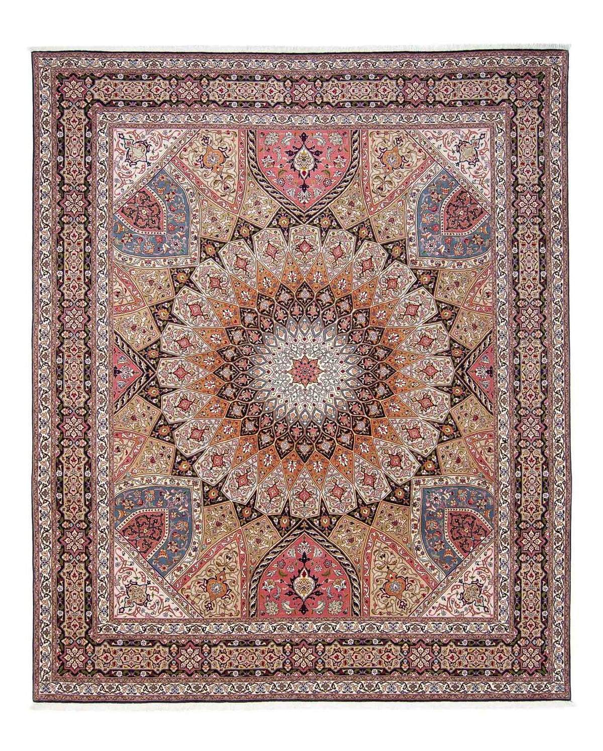 Perserteppich - Täbriz - Royal 302 x 254 cm Wohnzimmer Teppich