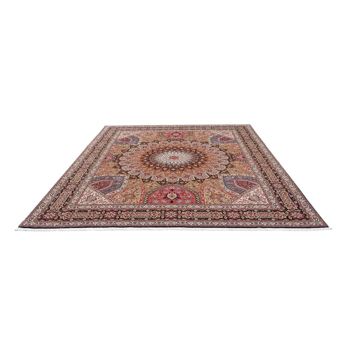 Perserteppich - Täbriz - Royal 302 x 254 cm Wohnzimmer Teppich