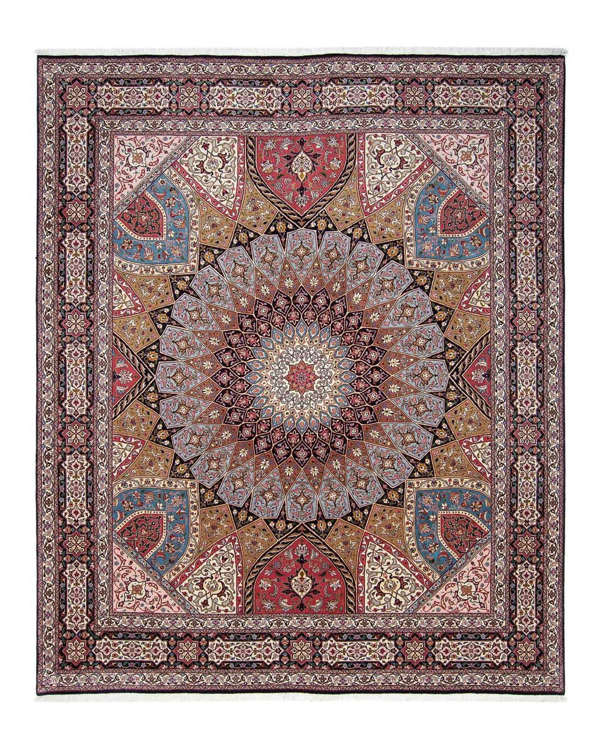Perserteppich - Täbriz - Royal 303 x 256 cm Wohnzimmer Teppich