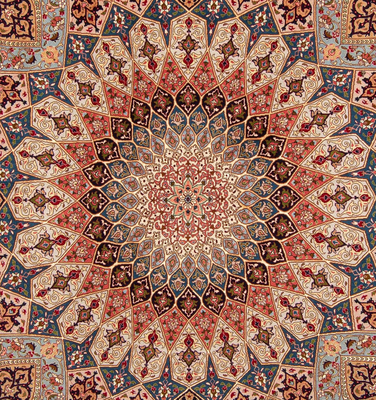 Perserteppich - Täbriz - Royal 255 x 204 cm Teppich Wohnzimmer