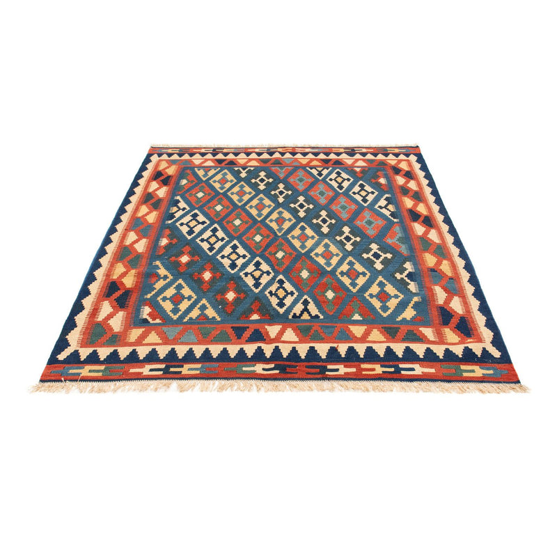 Kelim Teppich - Oriental 174 x 148 cm - blau
