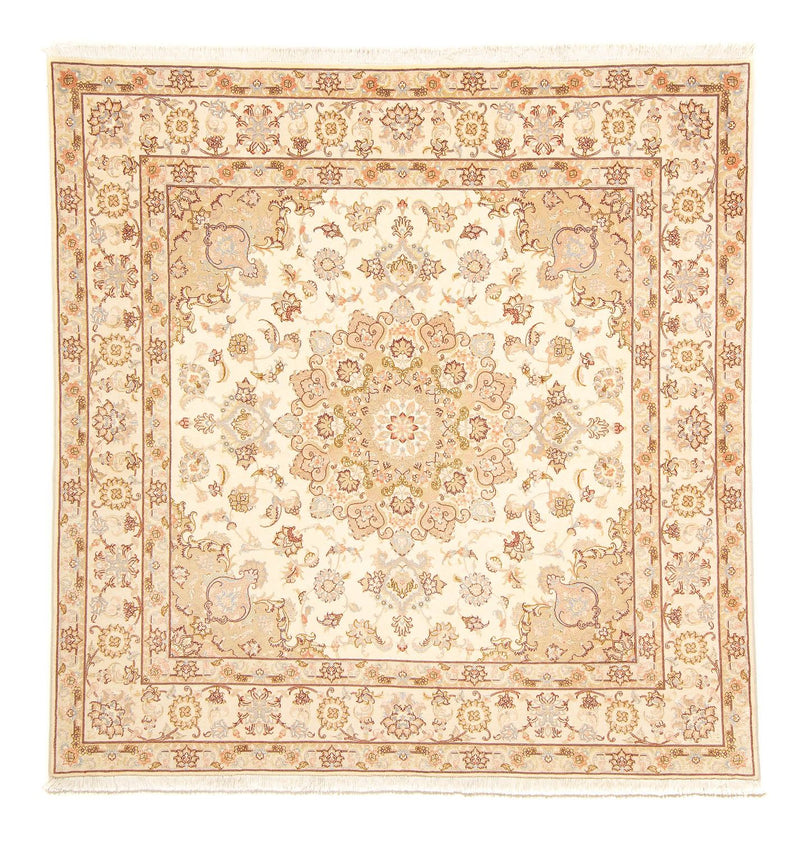Perserteppich - Täbriz - Royal 206 x 202 cm Quadratischer Teppich