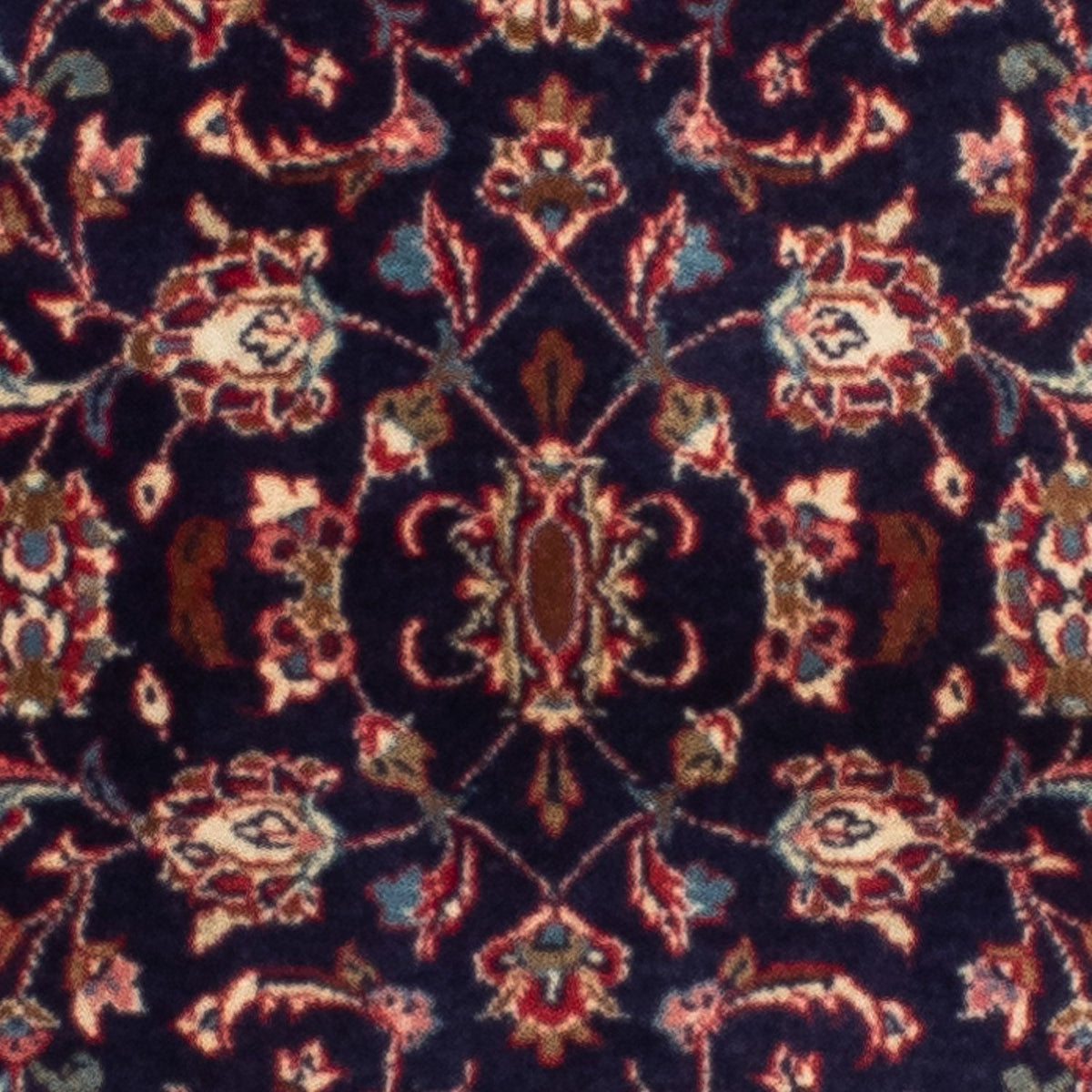 Perserteppich - Keshan 266 x 68 cm - dunkelblau