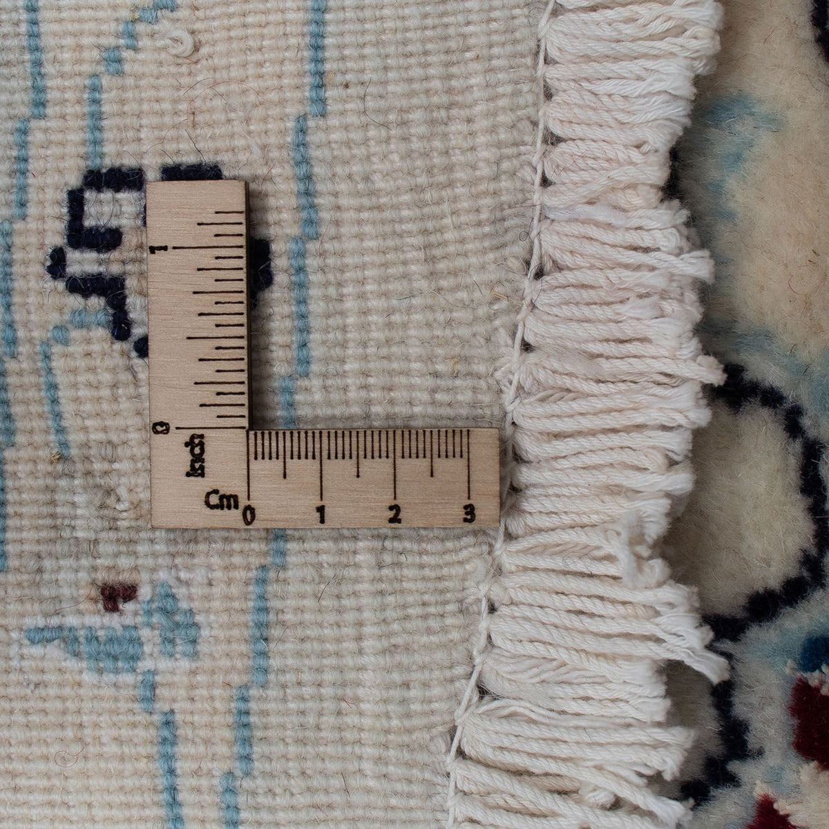 Perserteppich - Nain 300 x 300 cm - dunkelrot