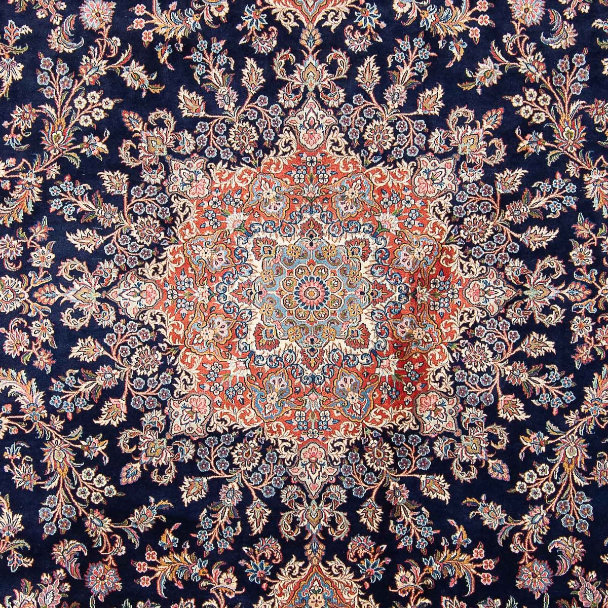 Perserteppich - Royal 403 x 300 cm - dunkelblau