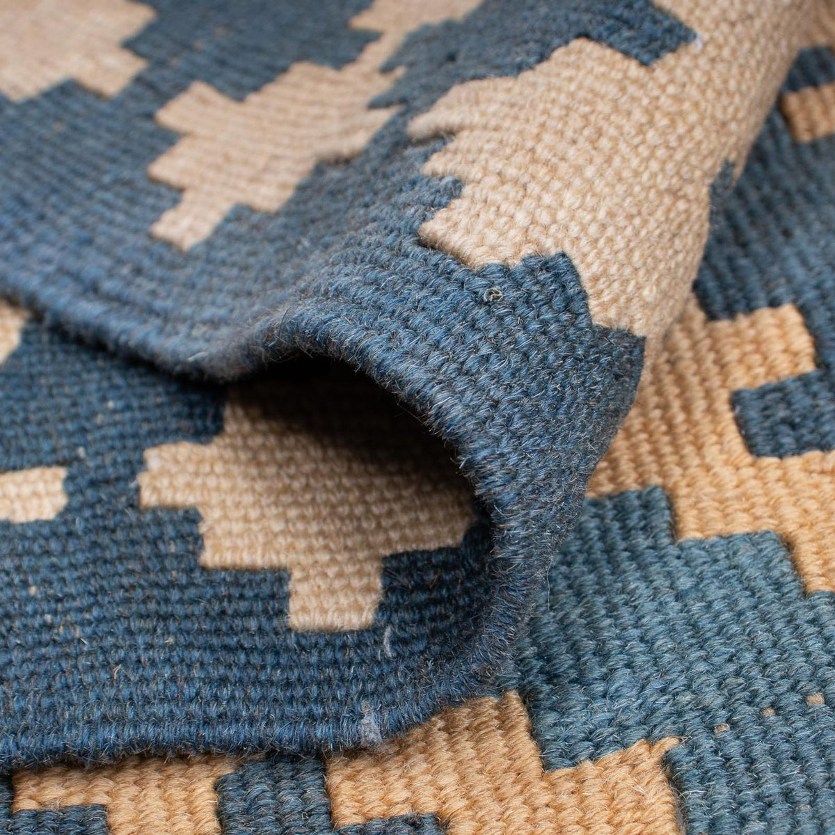 Kelim Teppich - Oriental 178 x 128 cm - blau