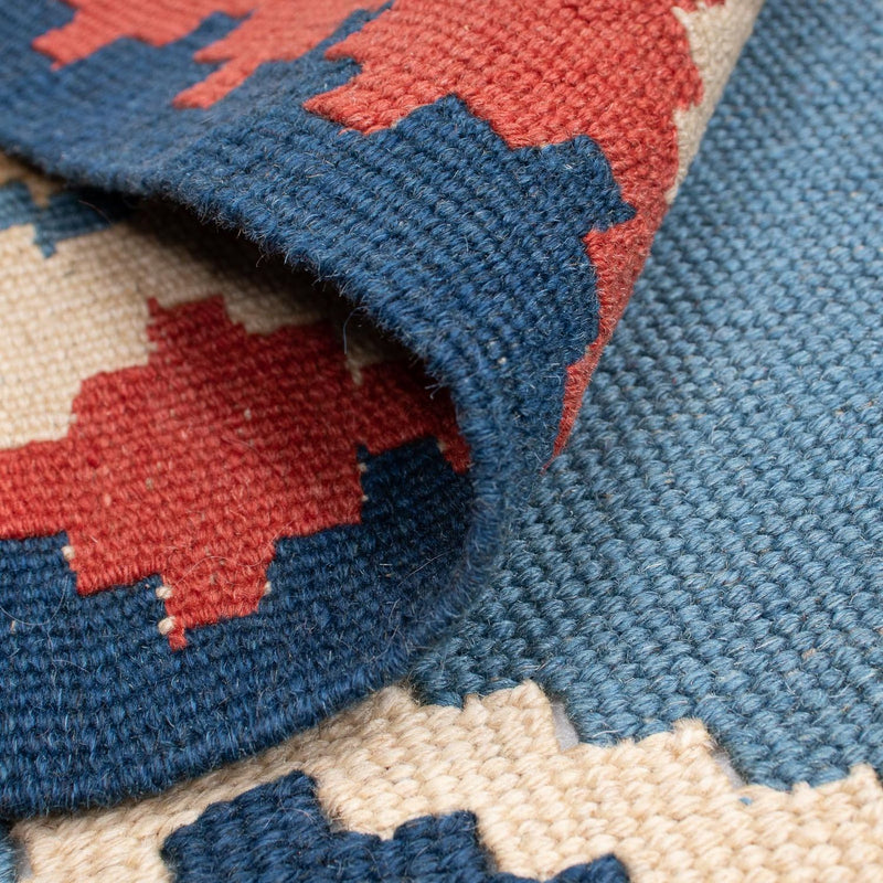 Kelim Teppich - Oriental 168 x 115 cm - blau