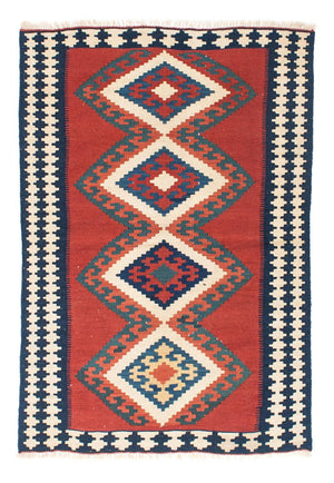 Kelim Teppich - Oriental 152 x 103 cm - rot