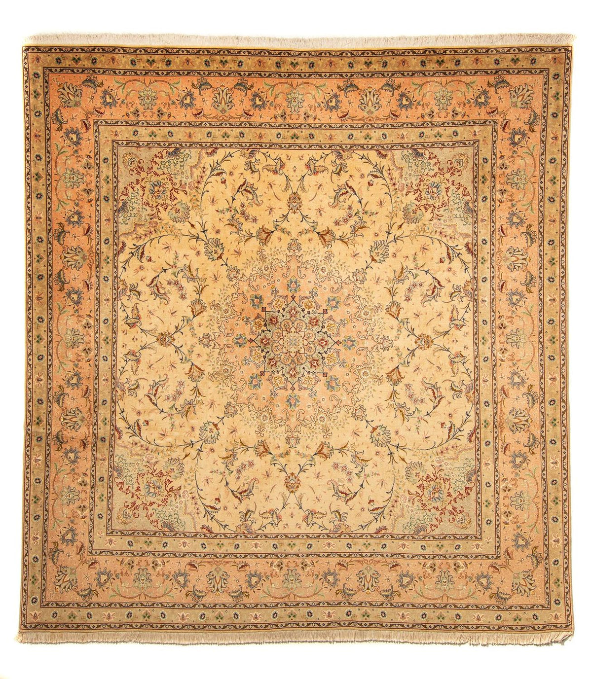 Perserteppich - Täbriz - Royal 261 x 243 cm Wohnzimmer Teppich