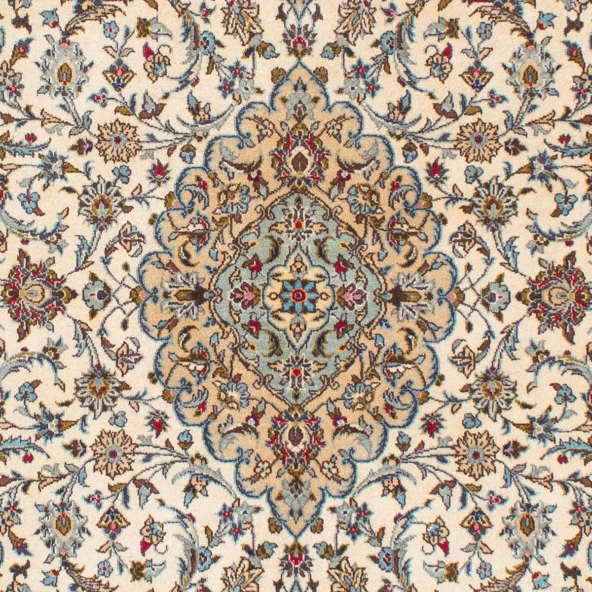 Perserteppich - Keshan 216 x 142 cm - beige