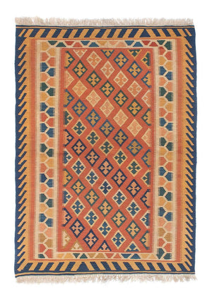 Kelim Teppich - Oriental 155 x 108 cm - mehrfarbig