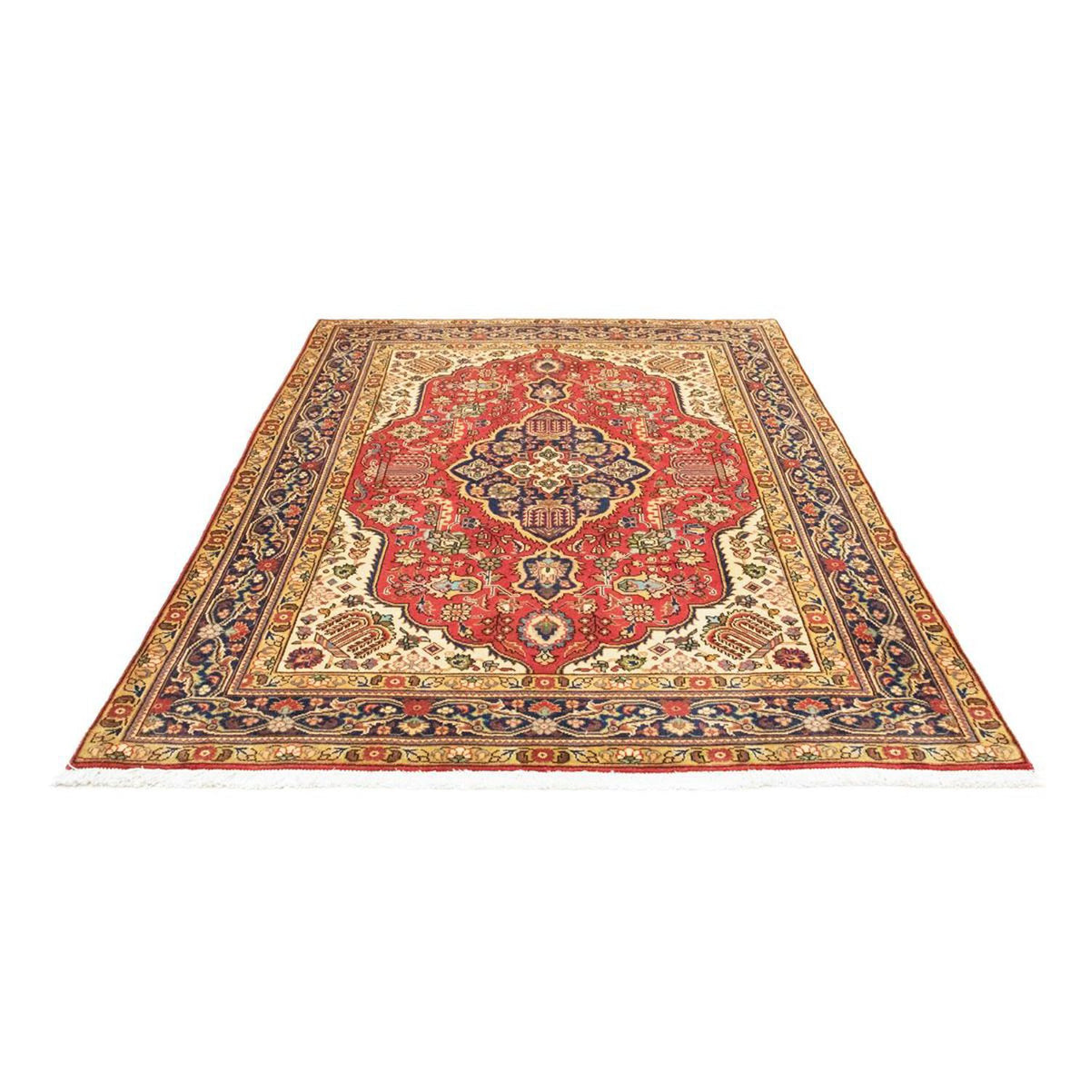 Perserteppich - Täbriz - Royal 217 x 152 cm Teppich Wohnzimmer