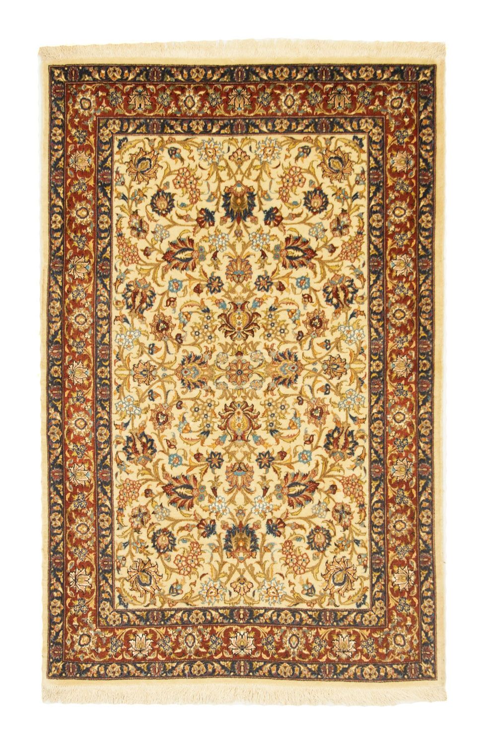 Perserteppich - Ghom 154 x 100 cm - beige