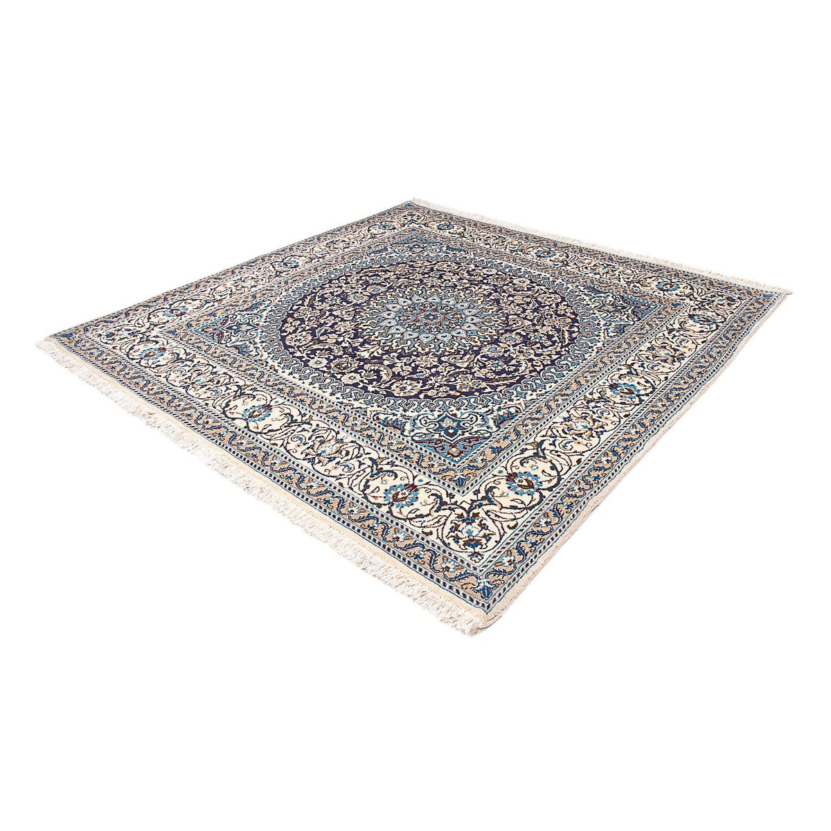 Perserteppich - Nain 200 x 200 cm Quadratischer Teppich