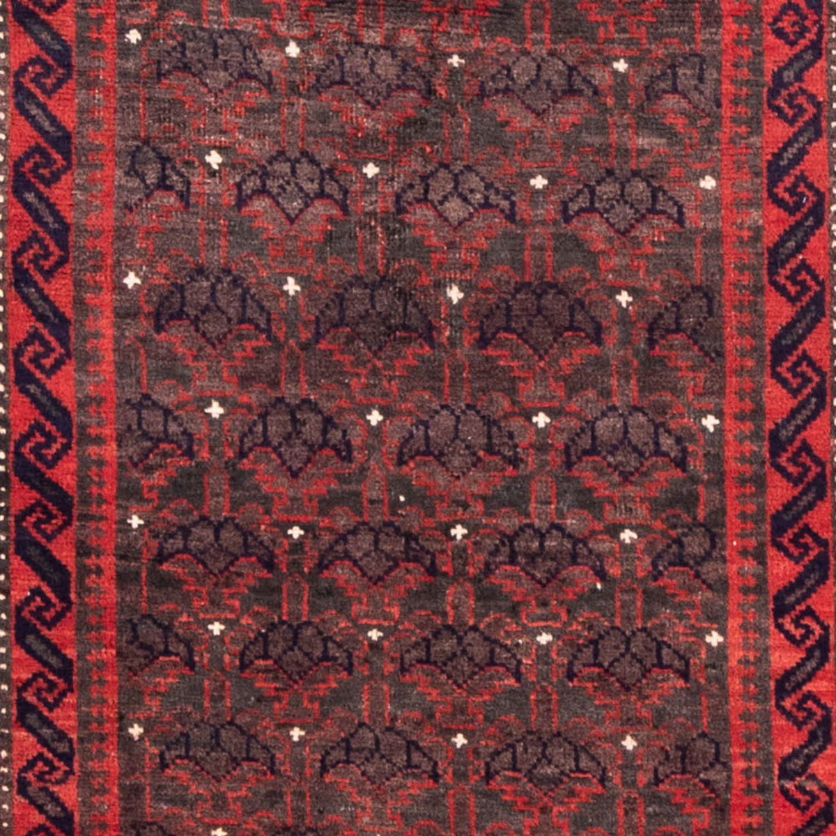 Perserteppich - Nomadic 240 x 113 cm - rot