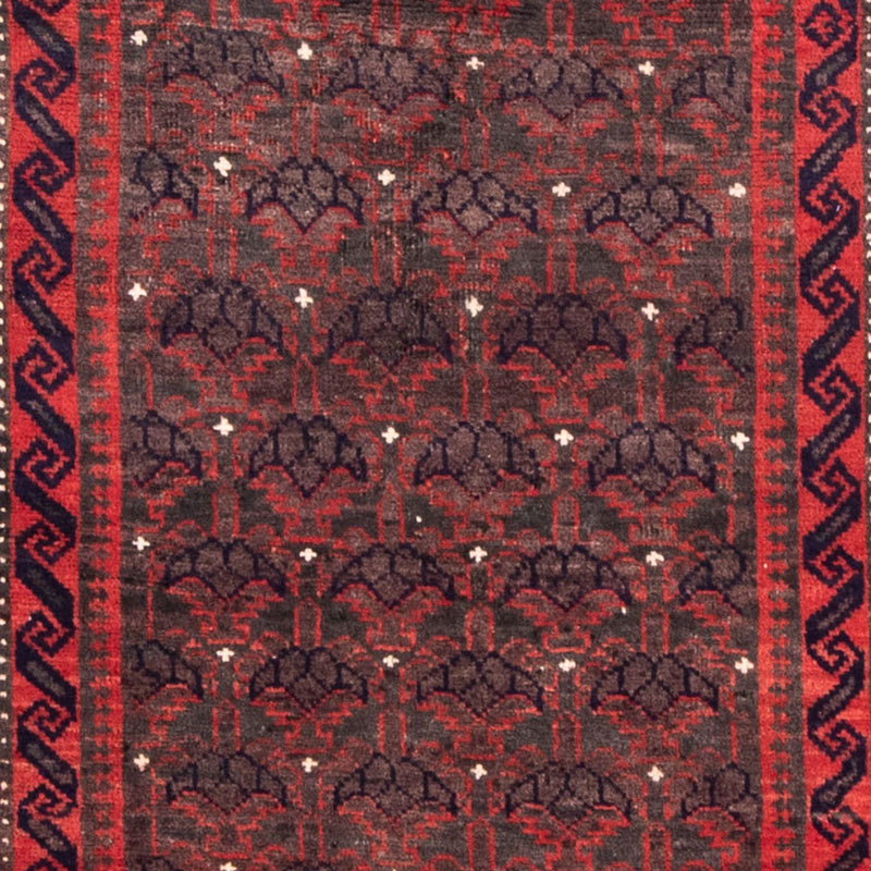 Perserteppich - Nomadic 240 x 113 cm - rot