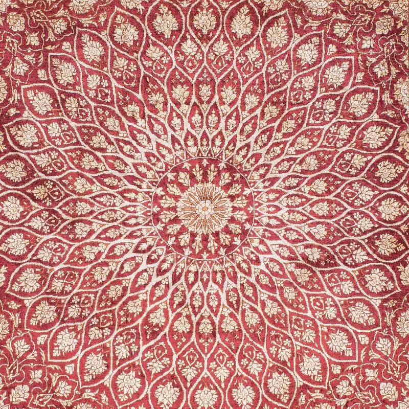 Perserteppich - Ghom 151 x 100 cm - dunkelrot