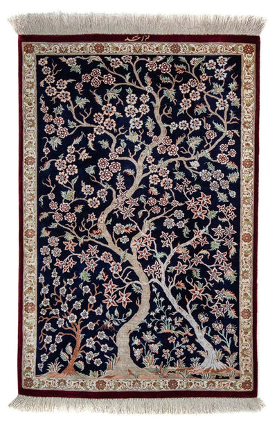 Ghom Teppich 59x87cm - Perserteppich