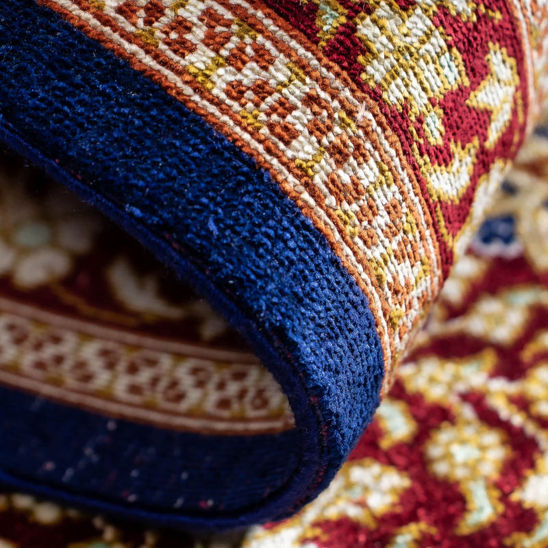 Perserteppich - Ghom 93 x 60 cm - dunkelblau