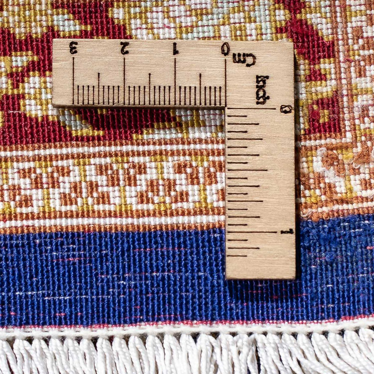 Perserteppich - Ghom 93 x 60 cm - dunkelblau