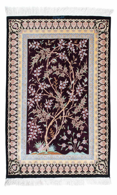 Ghom Teppich 79x123cm - Perserteppich