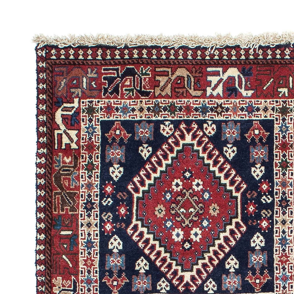 Perserteppich - Nomadic 145 x 100 cm - rot